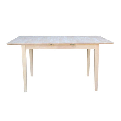 Table With Butterfly Extension, Unfinished