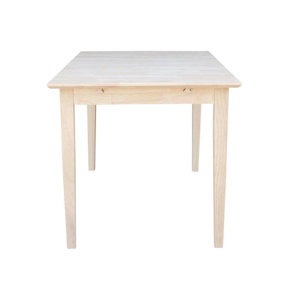 Table With Butterfly Extension, Unfinished