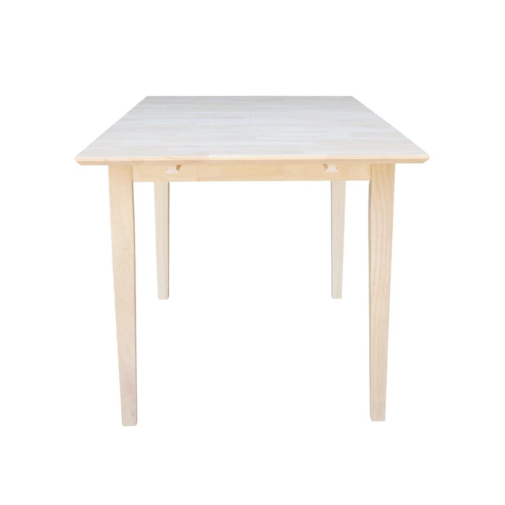 Table With Butterfly Extension, Unfinished