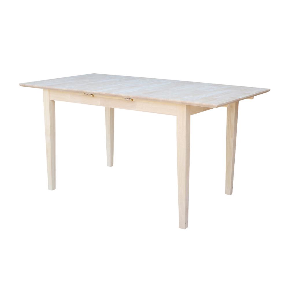 Table With Butterfly Extension, Unfinished