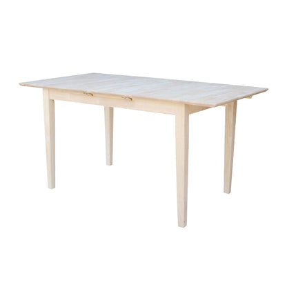 Table With Butterfly Extension, Unfinished