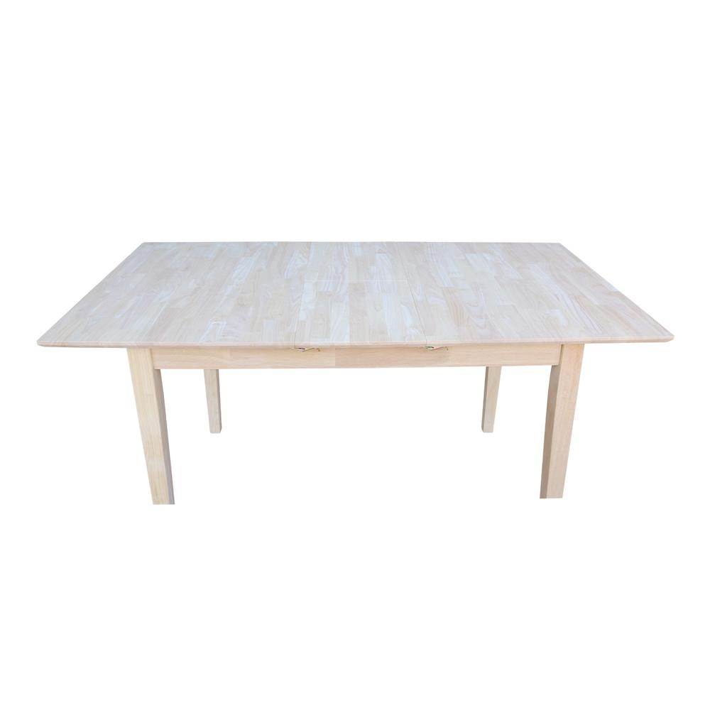Table With Butterfly Extension, Unfinished