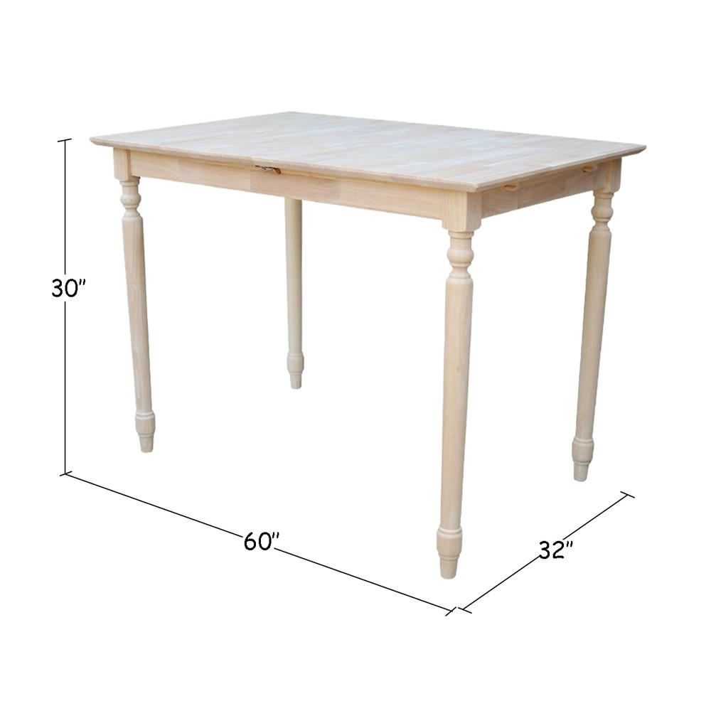 Table With Butterfly Extension, Unfinished