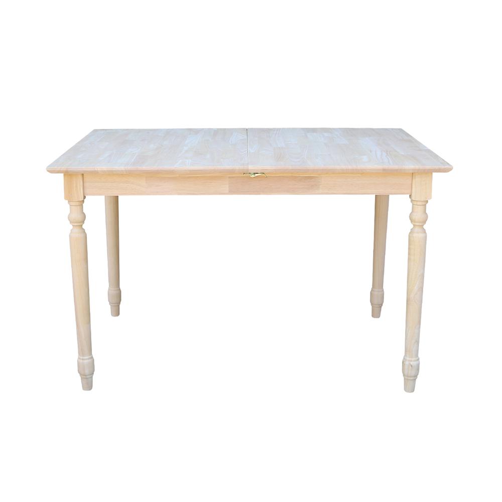 Table With Butterfly Extension, Unfinished