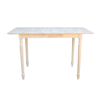 Table With Butterfly Extension, Unfinished