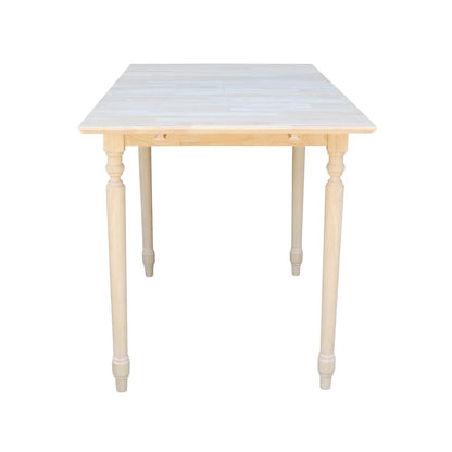 Table With Butterfly Extension, Unfinished
