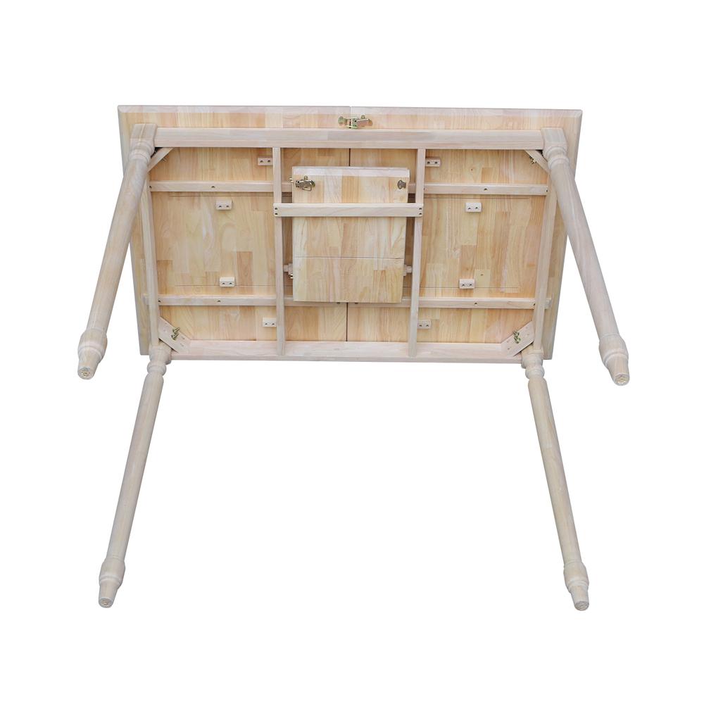 Table With Butterfly Extension, Unfinished