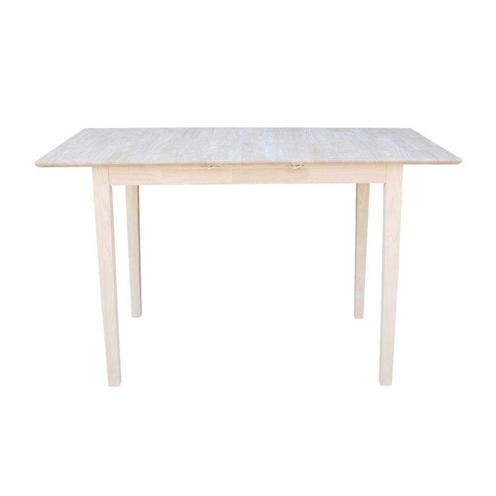 Table With Butterfly Extension, Unfinished