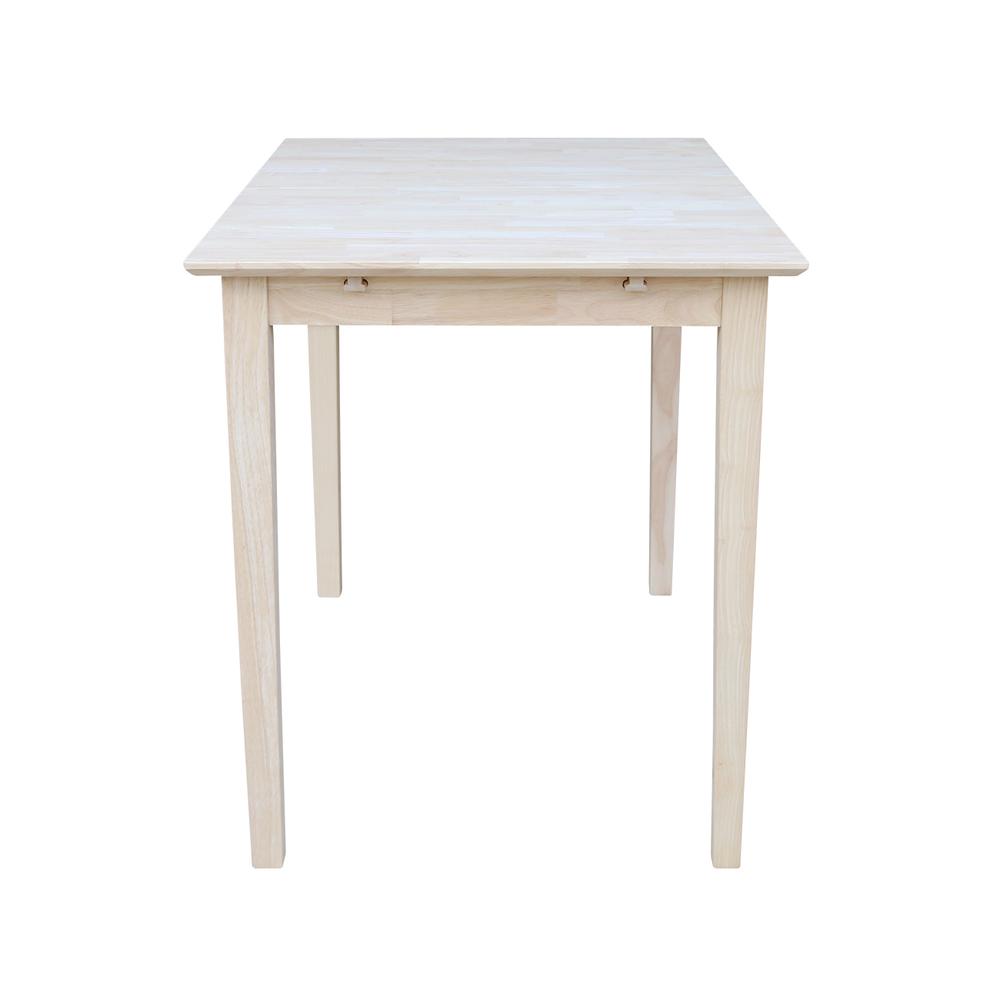 Table With Butterfly Extension, Unfinished