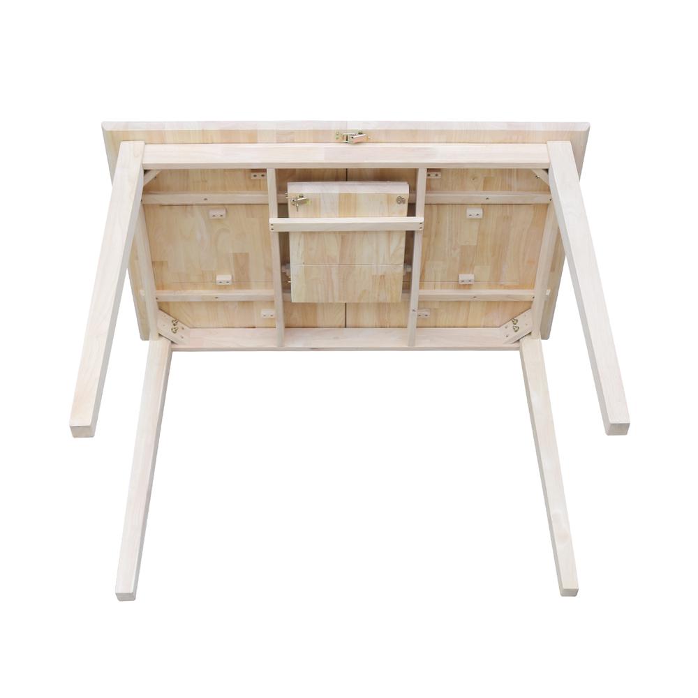 Table With Butterfly Extension, Unfinished