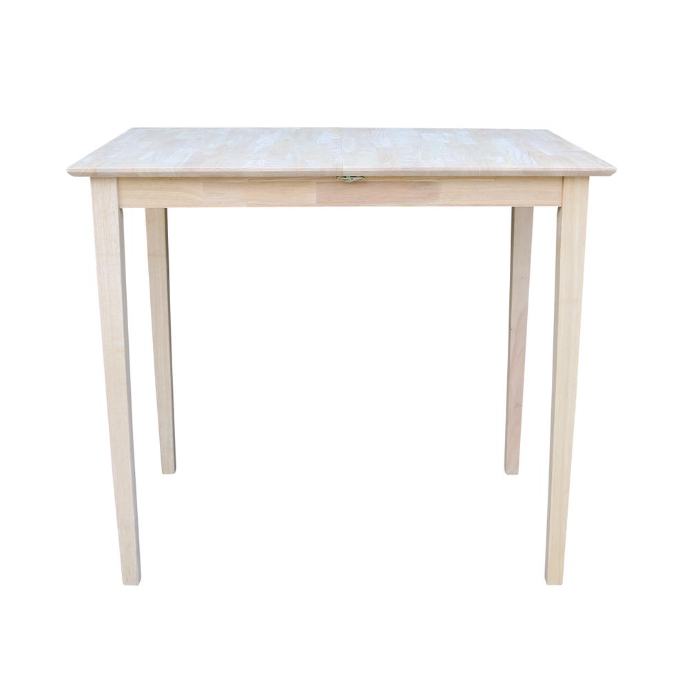 Table With Butterfly Extension, Unfinished