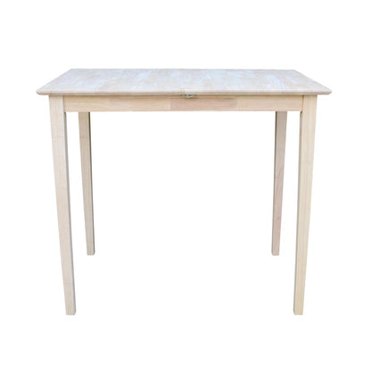 Table With Butterfly Extension, Unfinished