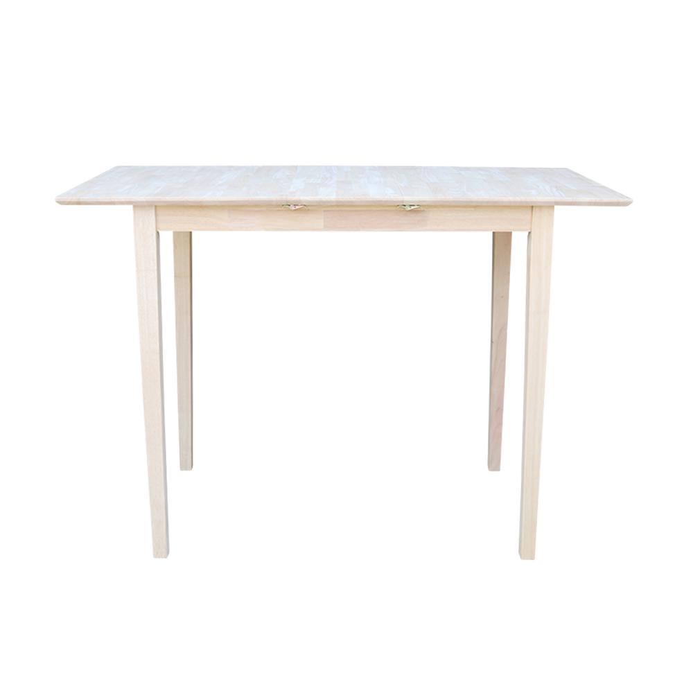 Table With Butterfly Extension, Unfinished