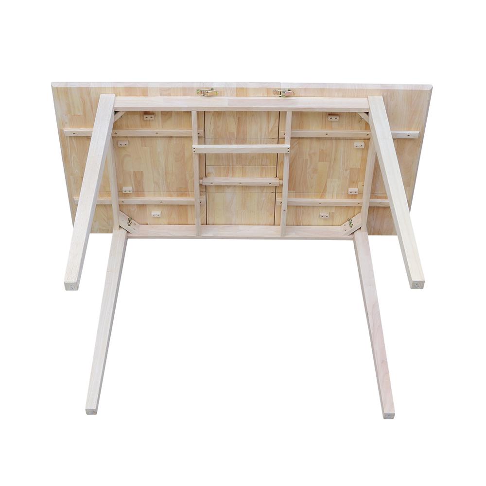 Table With Butterfly Extension, Unfinished