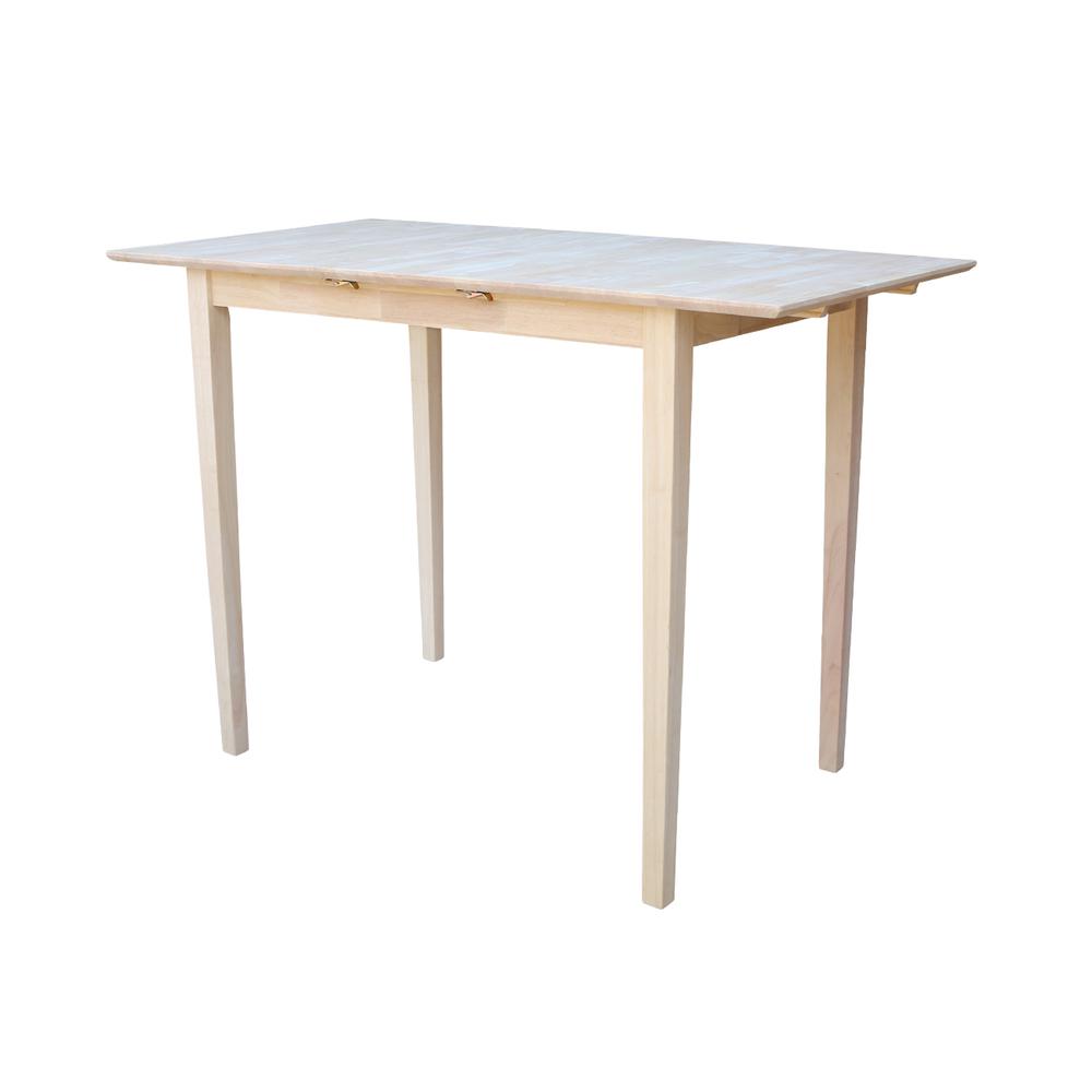 Table With Butterfly Extension, Unfinished