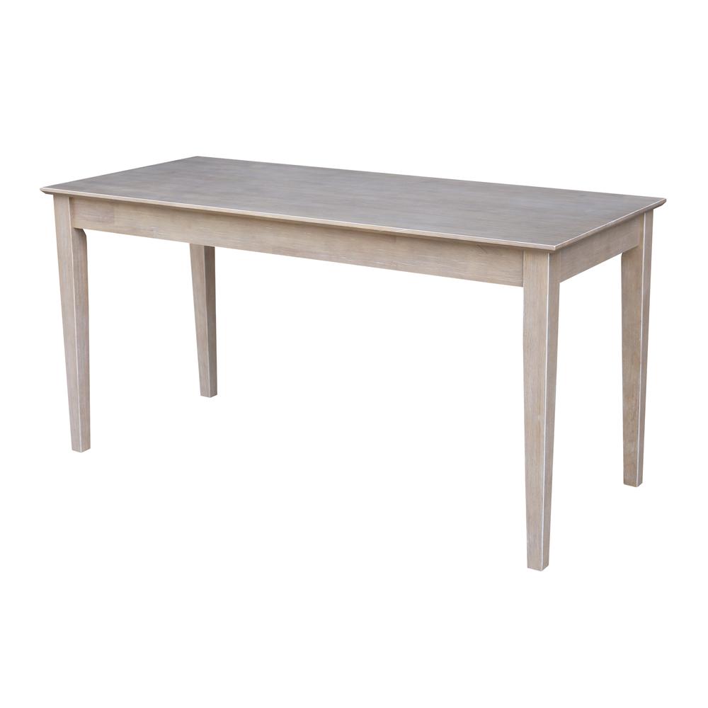 Writing Desk With Drawer - Large, Washed Gray Taupe