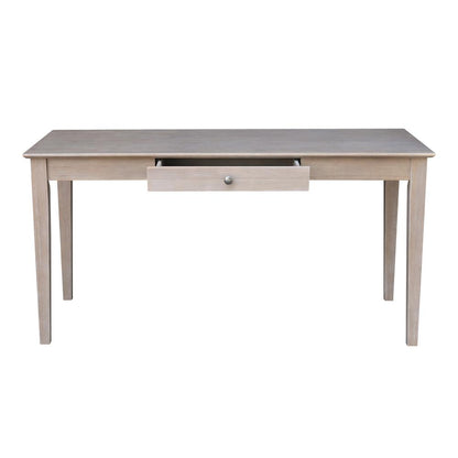 Writing Desk With Drawer - Large, Washed Gray Taupe