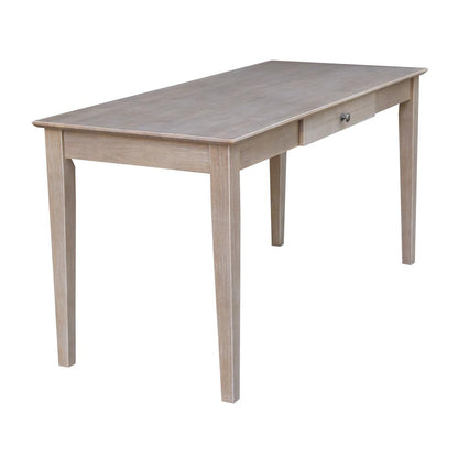 Writing Desk With Drawer - Large, Washed Gray Taupe