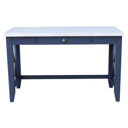 Hampton Desk in Blue/chalk
