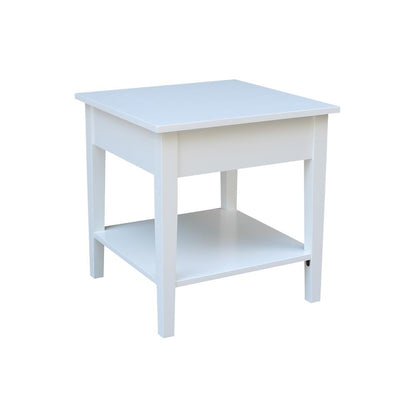 Spencer End Table in White