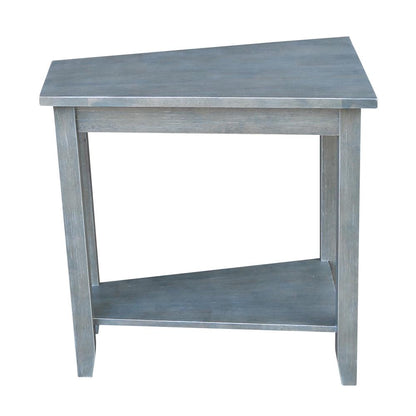 Keystone Accent Table, Heather grey-antique washed