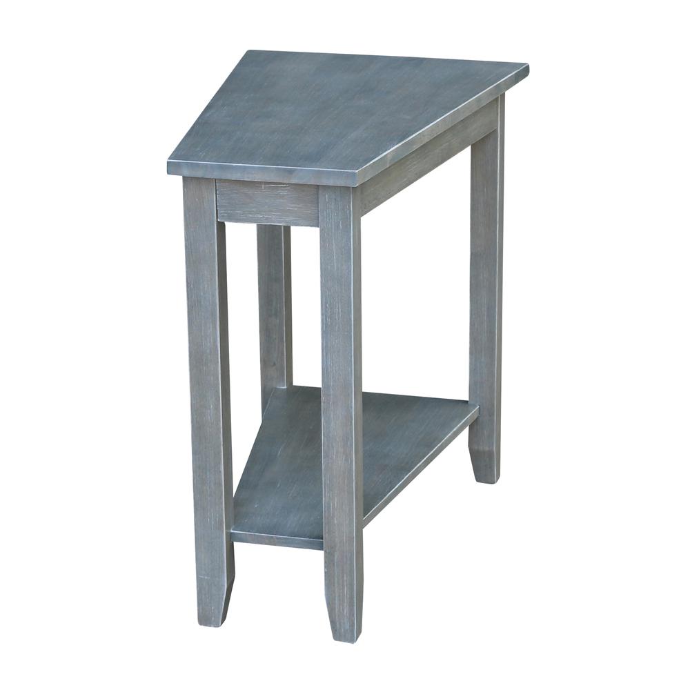 Keystone Accent Table, Heather grey-antique washed