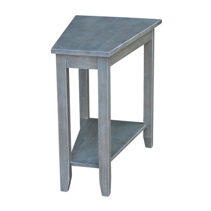 Keystone Accent Table, Heather grey-antique washed