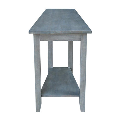 Keystone Accent Table, Heather grey-antique washed