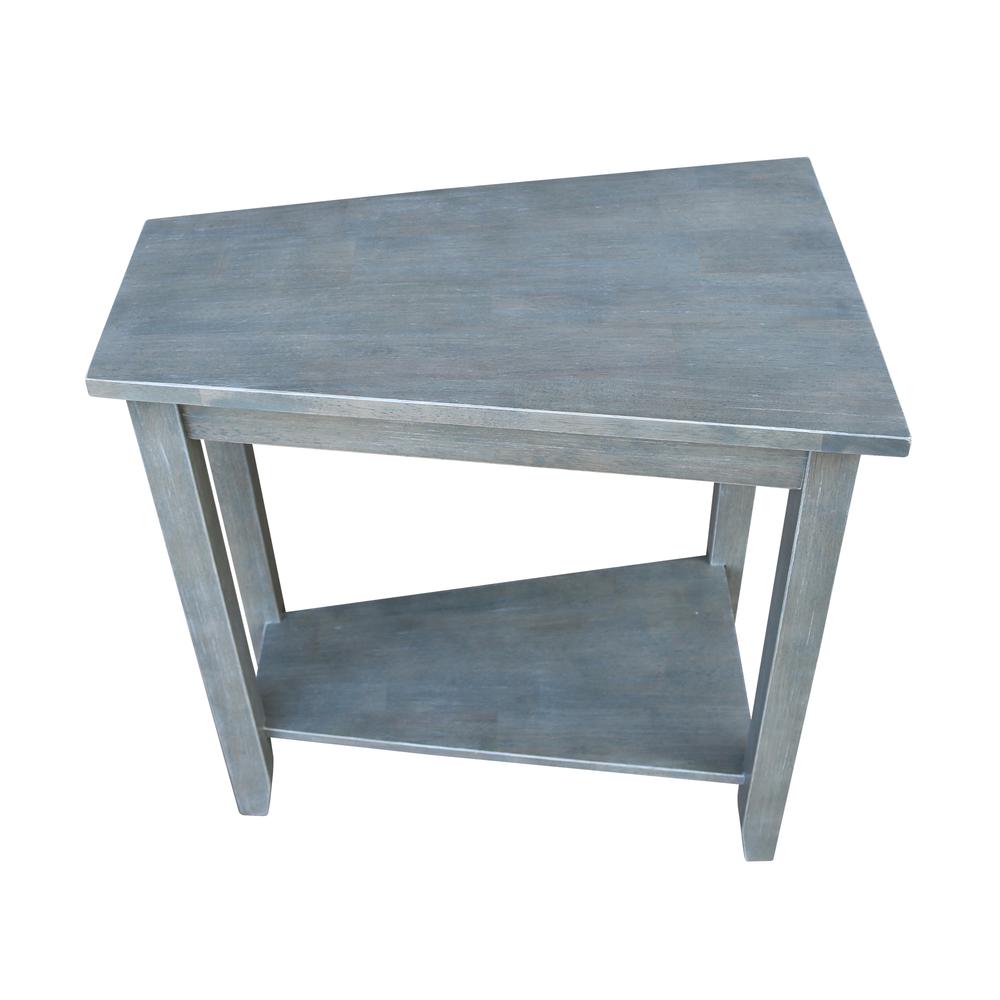 Keystone Accent Table, Heather grey-antique washed
