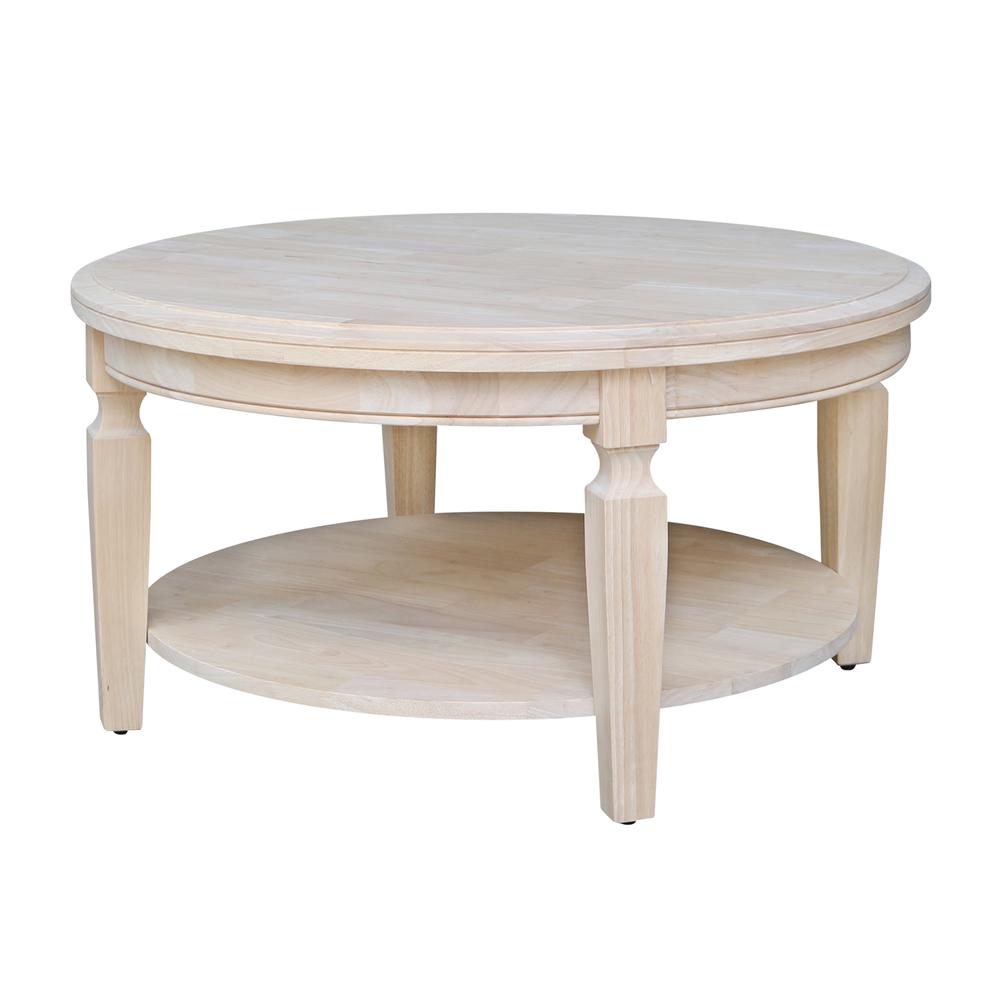 Vista Coffee Table, Unfinished, Unfinished