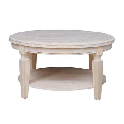 Vista Coffee Table, Unfinished, Unfinished