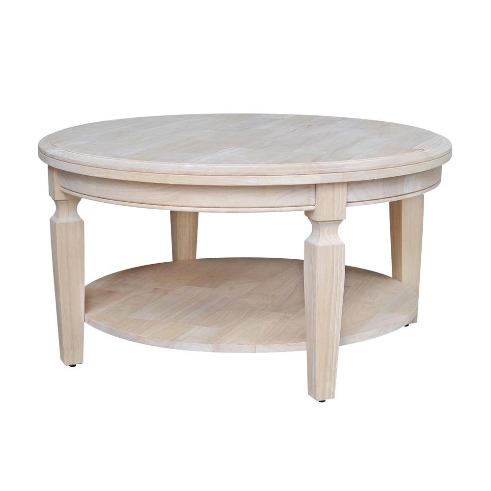 Vista Coffee Table, Unfinished, Unfinished