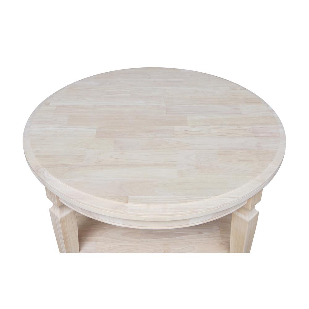 Vista Coffee Table, Unfinished, Unfinished