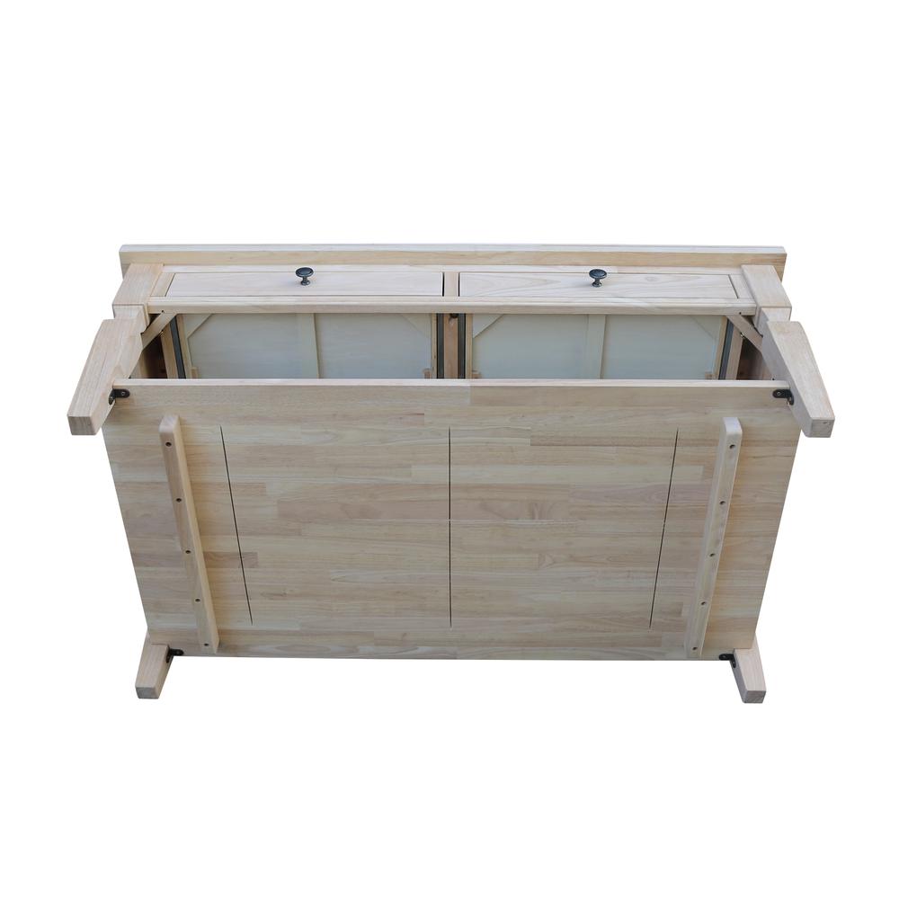 Vista Coffee Table, Unfinished, Unfinished