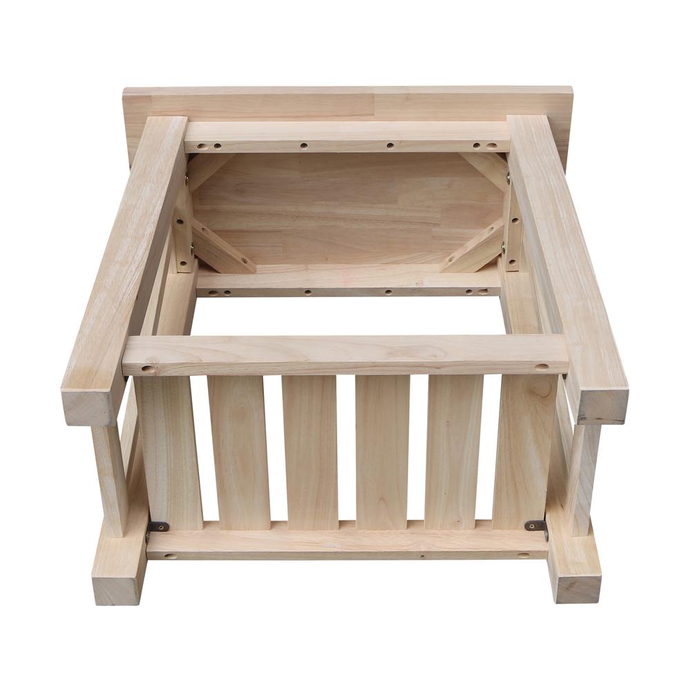 Surrey Side Table, Ready to finish
