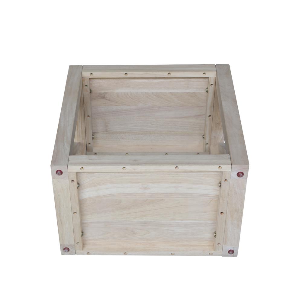 Hampton Narrow End Table, Unfinished