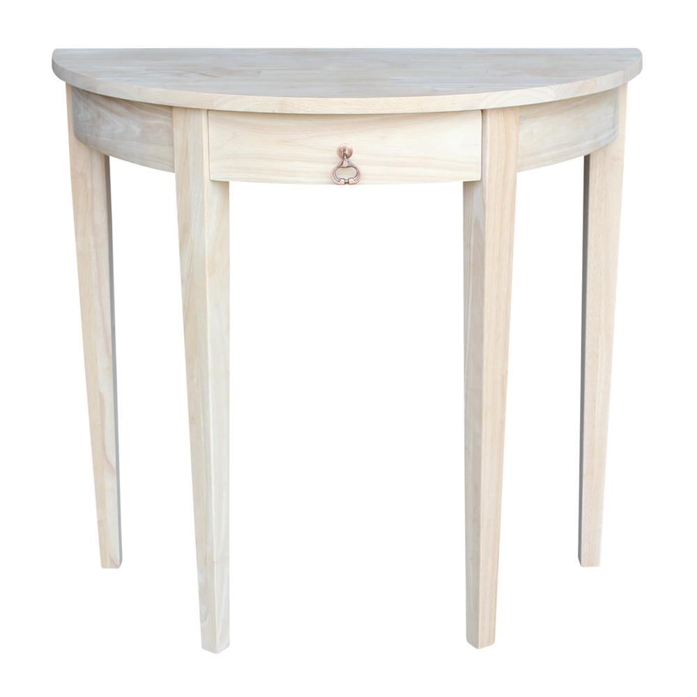 Half Round Table, Unfinished
