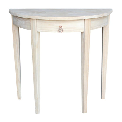 Half Round Table, Unfinished