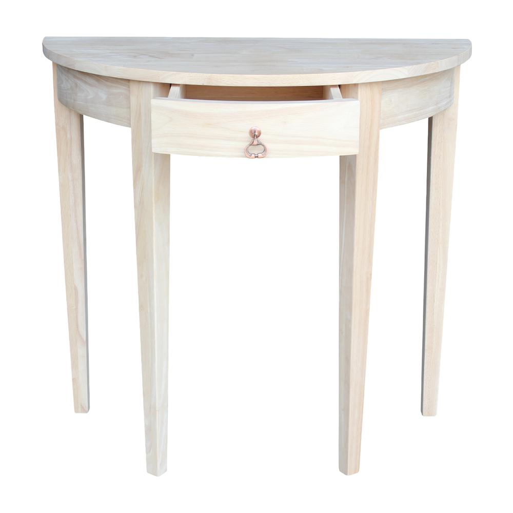 Half Round Table, Unfinished