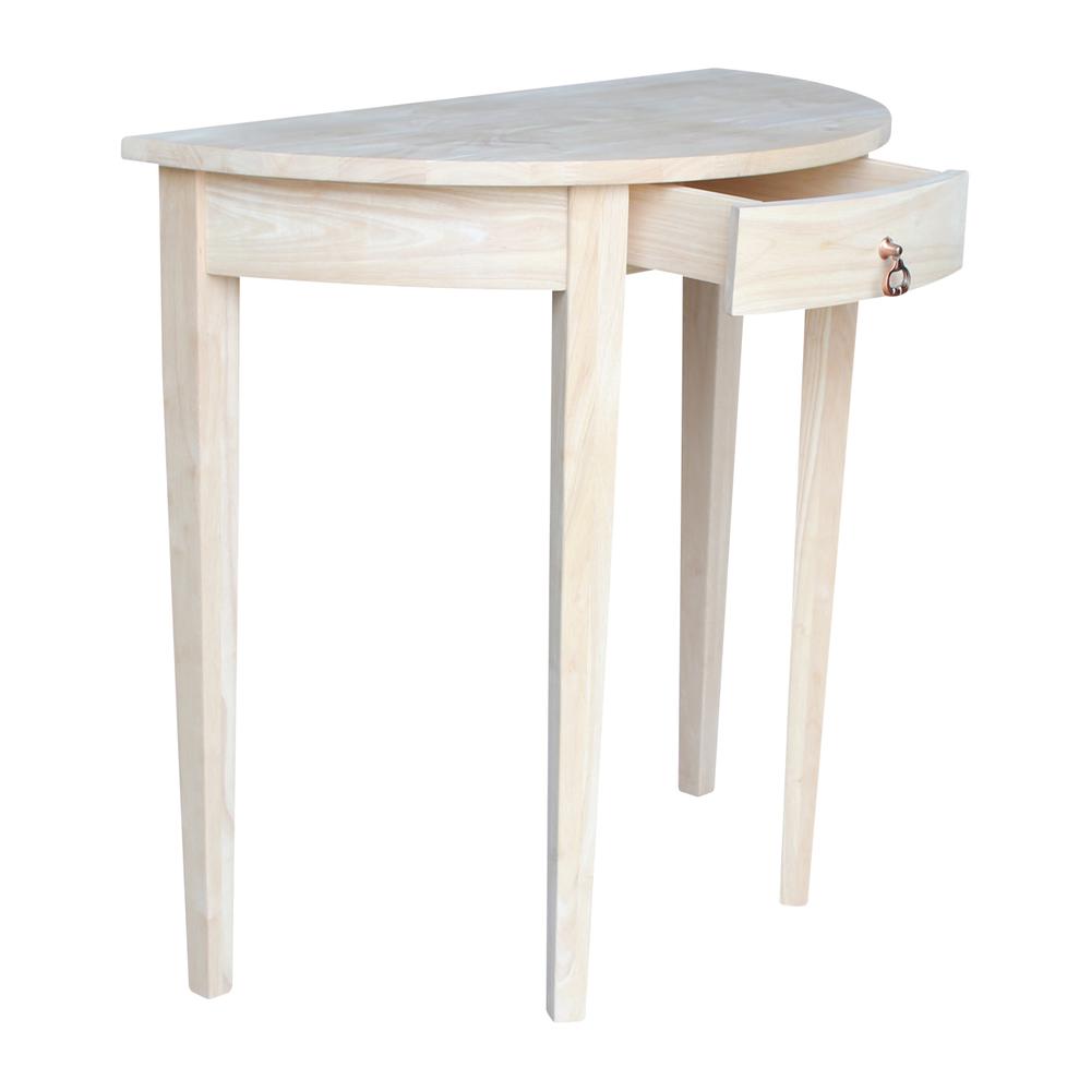 Half Round Table, Unfinished
