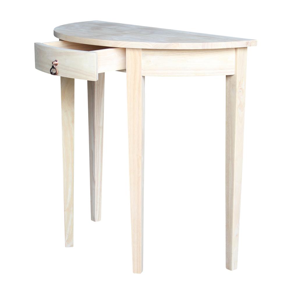 Half Round Table, Unfinished