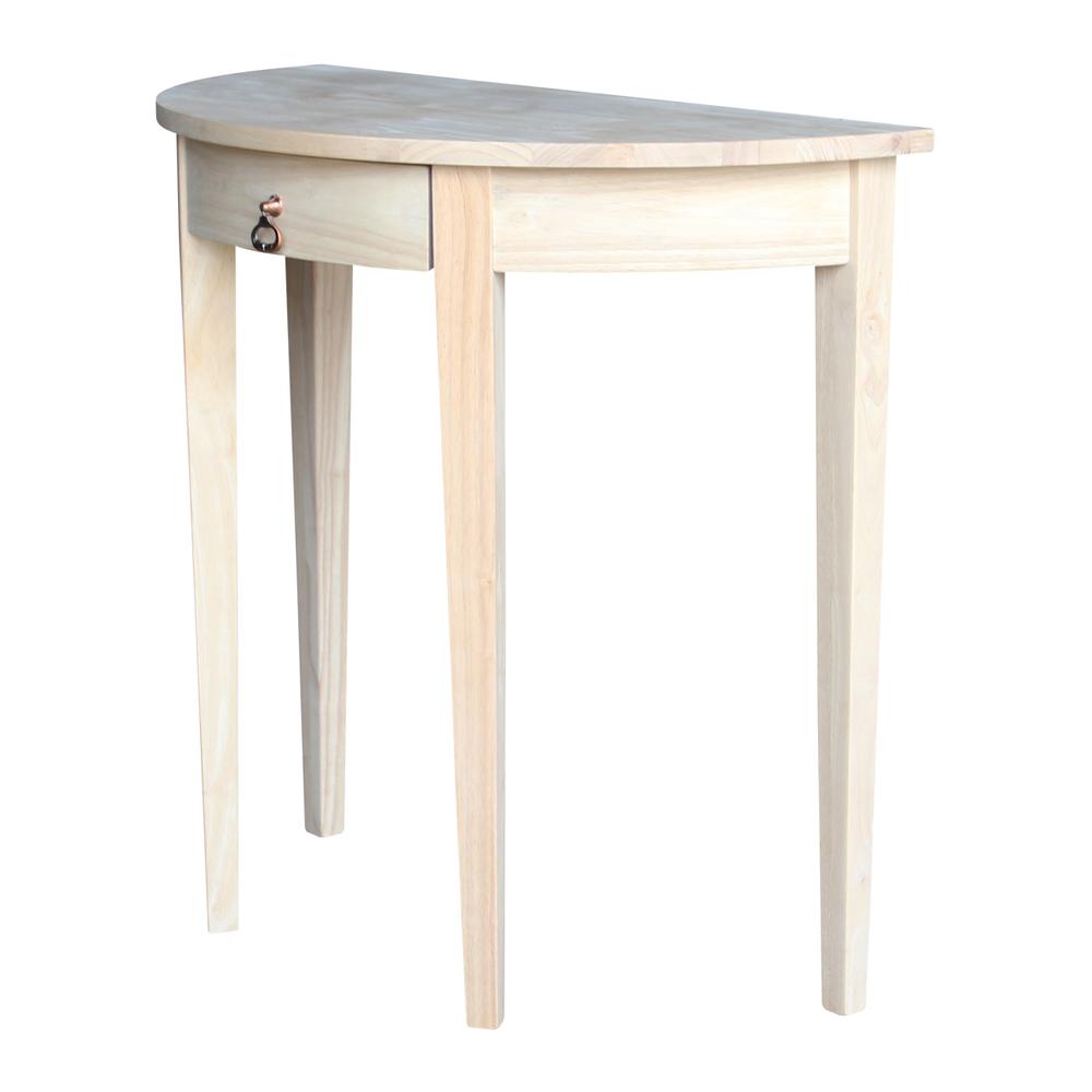 Half Round Table, Unfinished