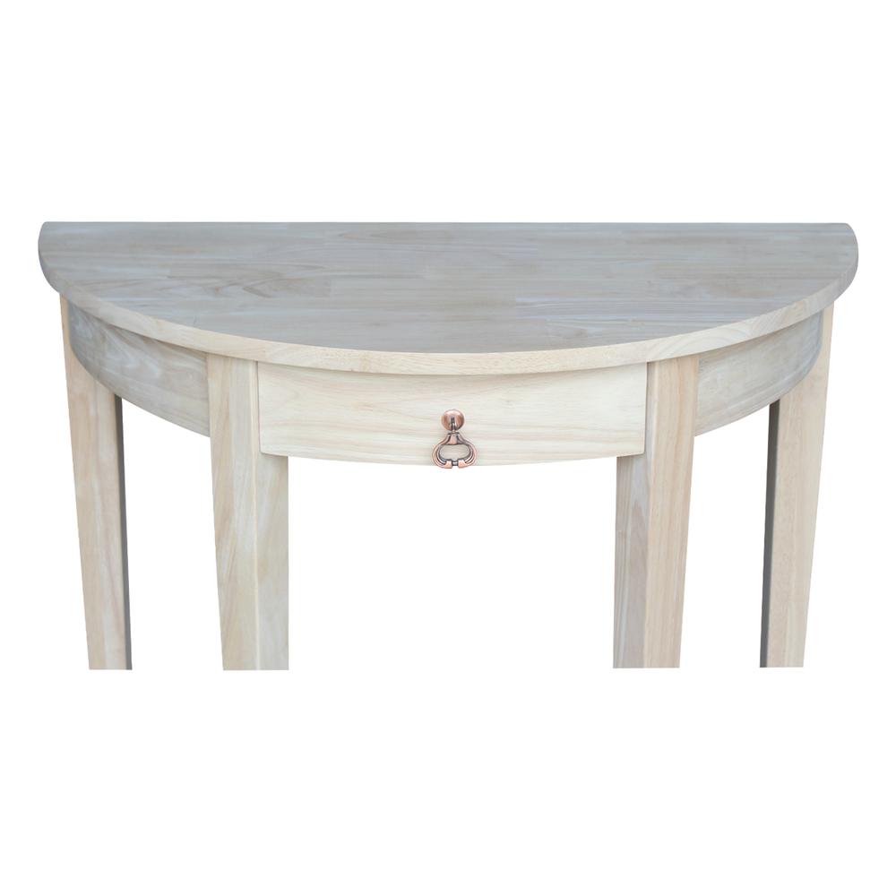 Half Round Table, Unfinished