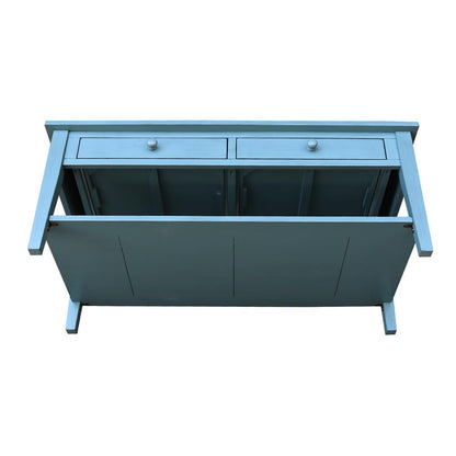 Spencer Coffee Table in Antique rubbed ocean blue