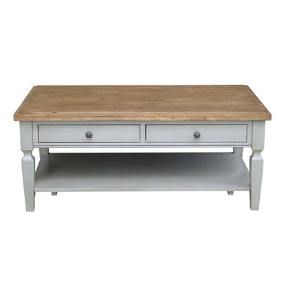 Vista Coffee Table, Hickory/Stone Finish, Hickory/Stone