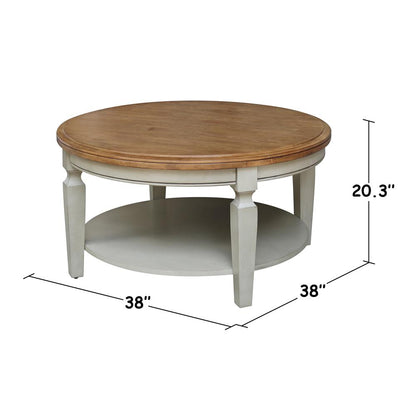Vista Coffee Table, Hickory/Stone Finish, Hickory/Stone
