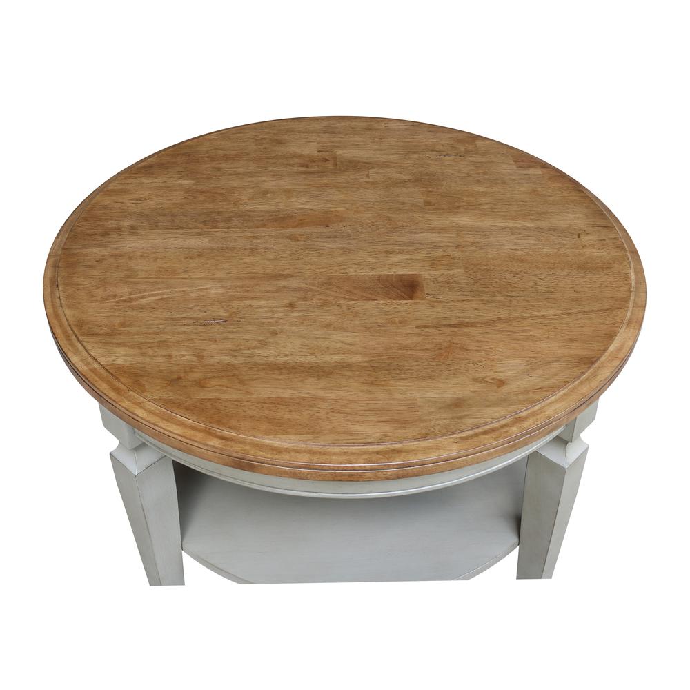 Vista Coffee Table, Hickory/Stone Finish, Hickory/Stone