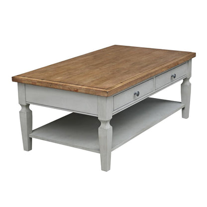 Vista Coffee Table, Hickory/Stone Finish, Hickory/Stone