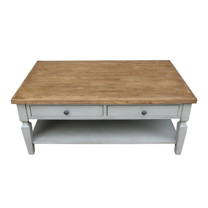 Vista Coffee Table, Hickory/Stone Finish, Hickory/Stone