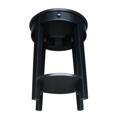 Phillips Accent Table with Drawer, Black